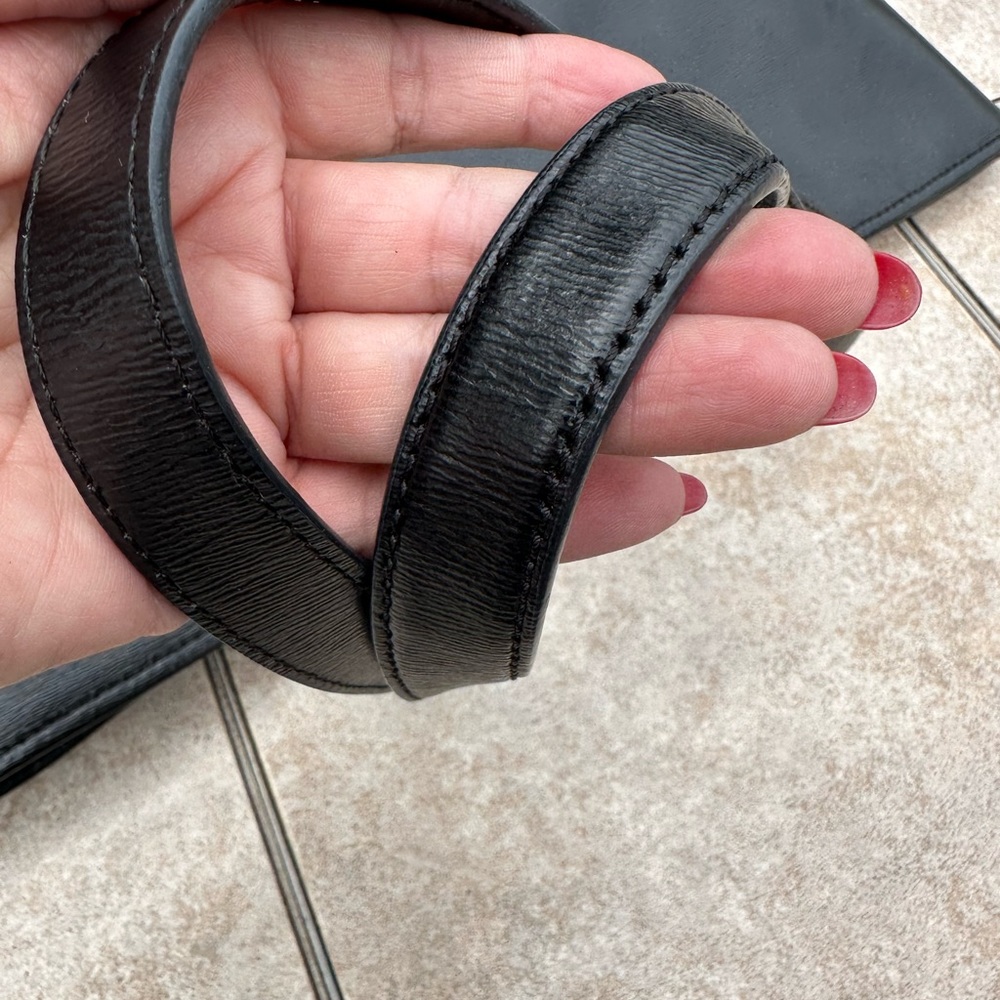 Ralph Lauren Oversize Black Leather Tote - Picture 8 of 16